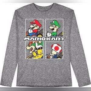 Kids Mario Kart Long Sleeve T-Shirt